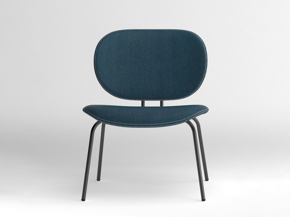 Silla Hari XL tapizada en textil Ondarreta - 17