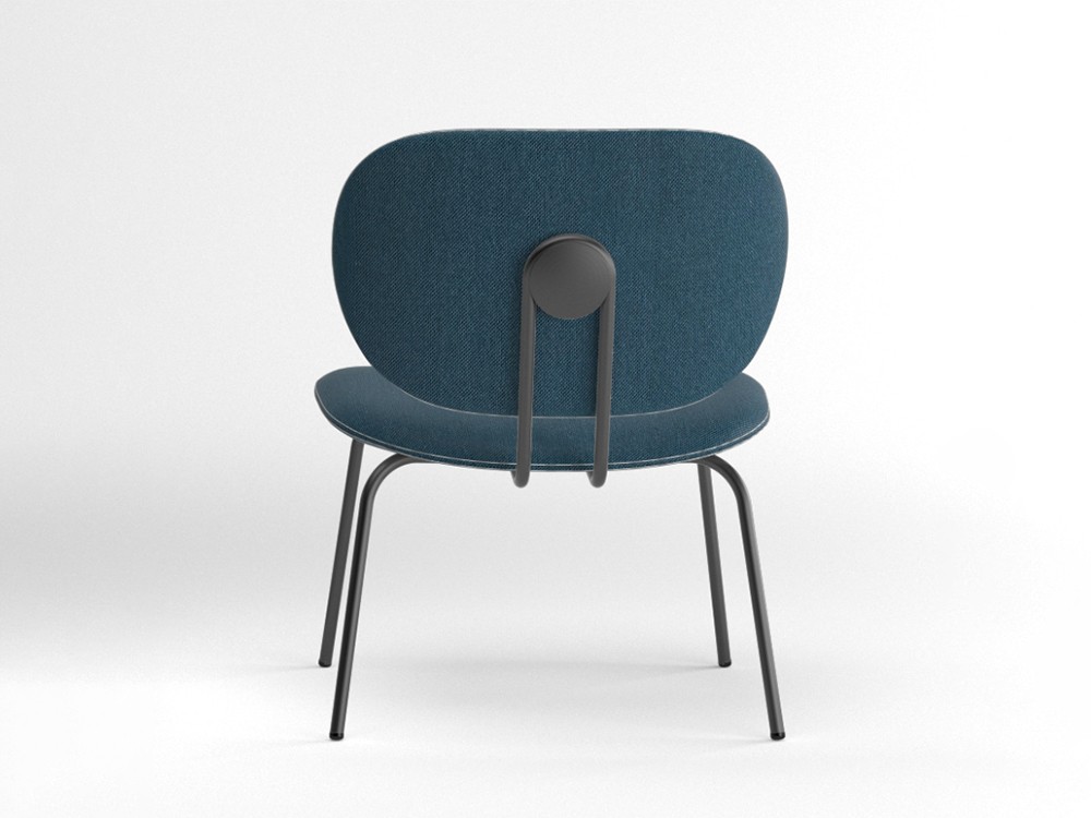 Silla Hari XL tapizada en textil Ondarreta - 18