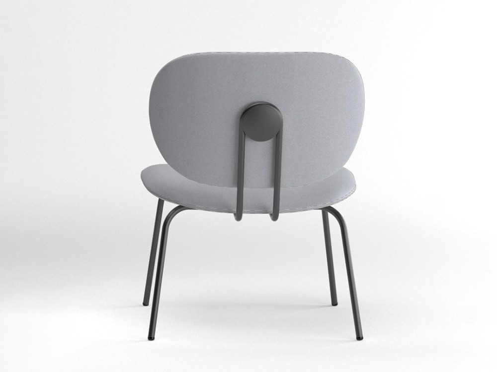 Silla Hari XL tapizada en textil Ondarreta - 20