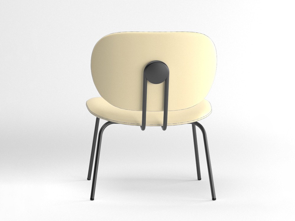 Silla Hari XL tapizada en textil Ondarreta - 24