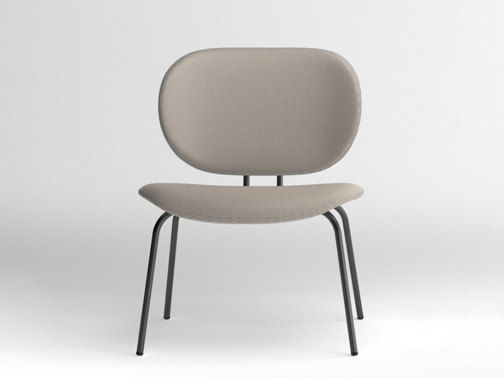 Silla Hari XL tapizada en textil Ondarreta - 25