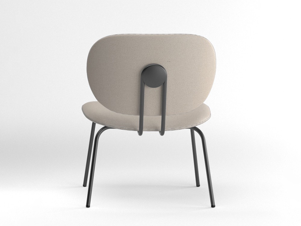 Silla Hari XL tapizada en textil Ondarreta - 26