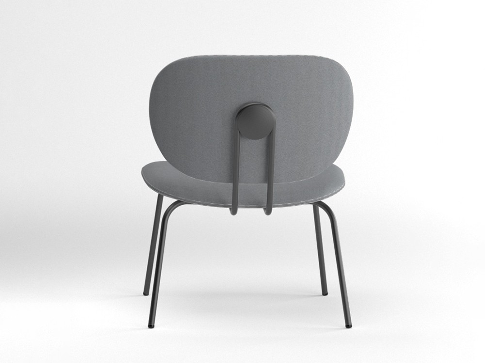 Silla Hari XL tapizada en textil Ondarreta - 28