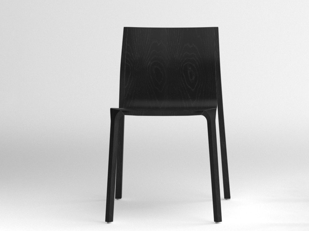 Silla de madera de roble Silu Ondarreta - 3