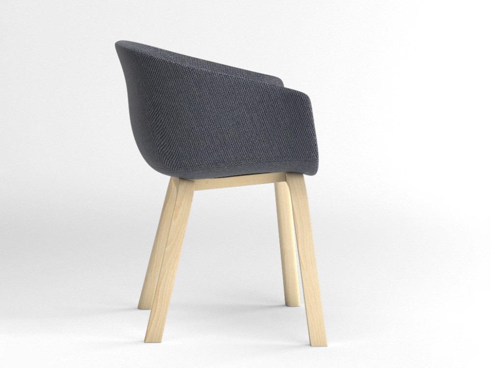 Silla Bai Madera tapizada Ondarreta - 8