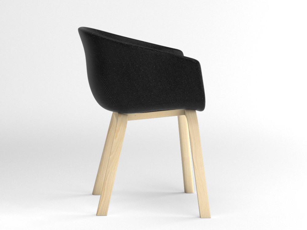 Silla Bai Madera tapizada Ondarreta - 10