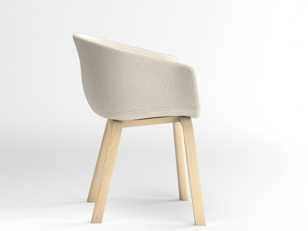 Silla Bai Madera tapizada Ondarreta - 12