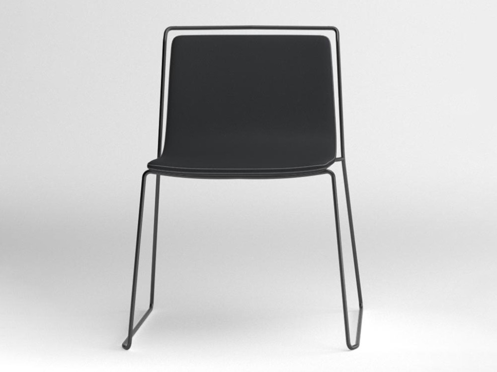 Silla tapizada con estructura de acero Alo Ondarreta - 30