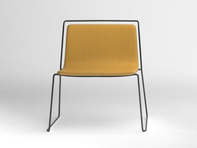 Silla tapizada con estructura de acero Alo XL Ondarreta - 7
