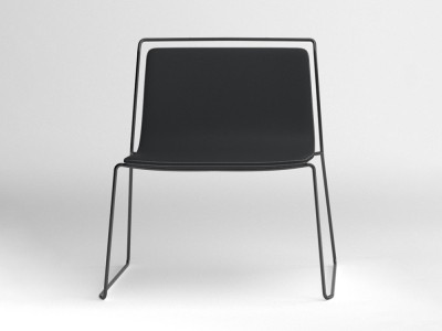 Silla tapizada con estructura de acero Alo XL Ondarreta - 21