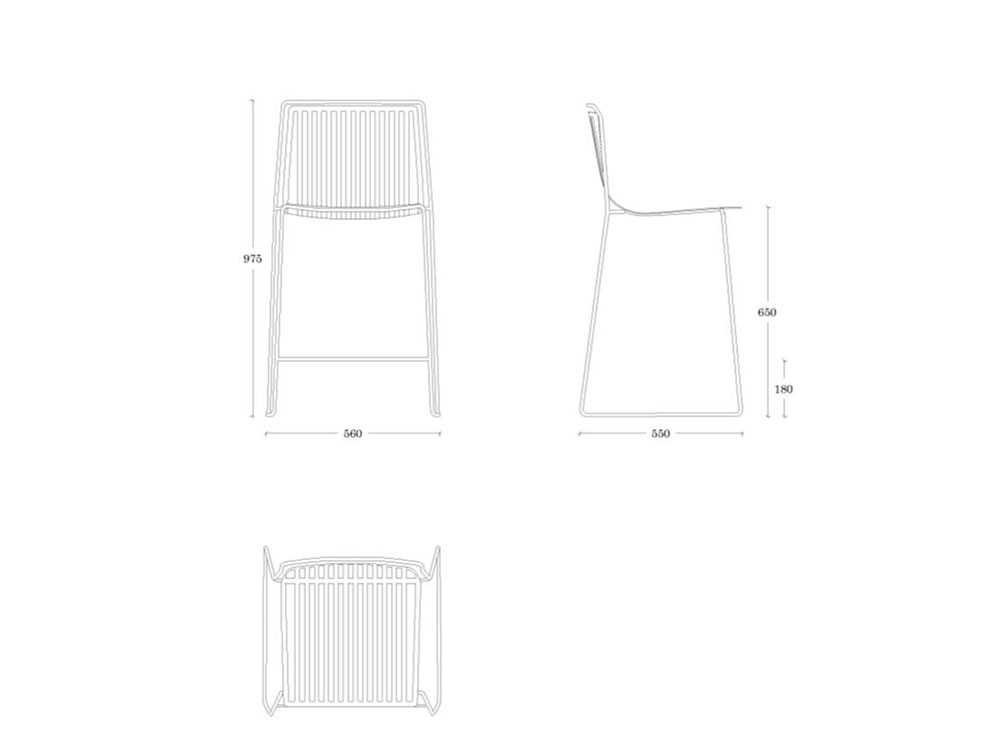 Taburete Alo Outdoor Ondarreta - 17