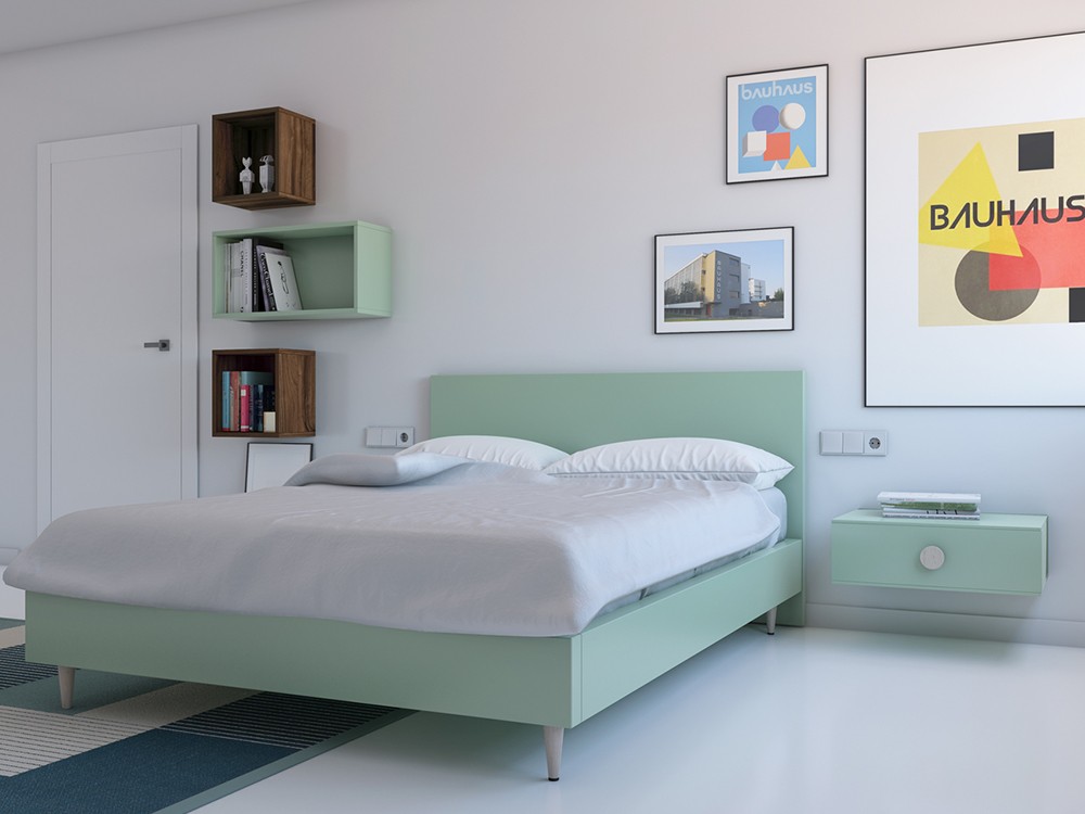 Dormitorio juvenil con cama doble Goa Vita 02 jotajotape - 4