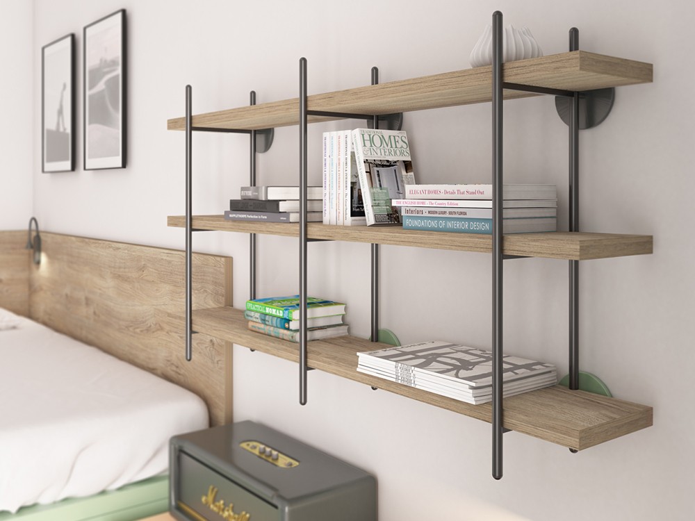 Dormitorio juvenil cama compacta con cajones Vita 06 jotajotape - 3