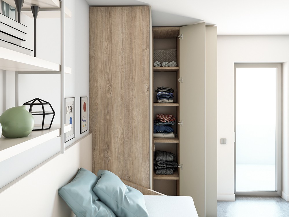 Dormitorio juvenil cama compacta REM Vita 07 jotajotape - 3