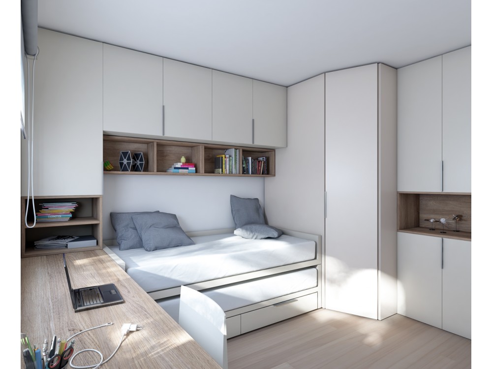 Dormitorio juvenil Bicama abierta Vita 09 jotajotape - 3