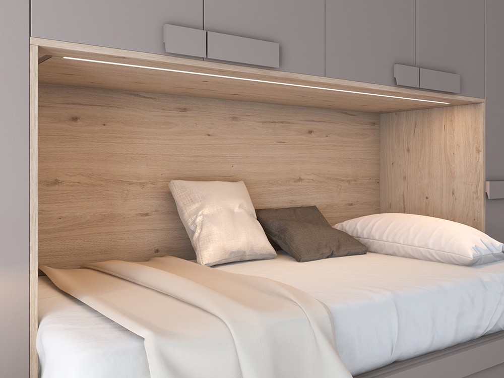 Dormitorio juvenil con cama nido y armarios Vita 14 jotajotape - 3