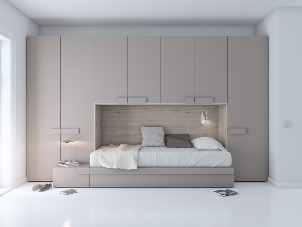 Dormitorio juvenil con cama nido y armarios Vita 14 jotajotape - 6