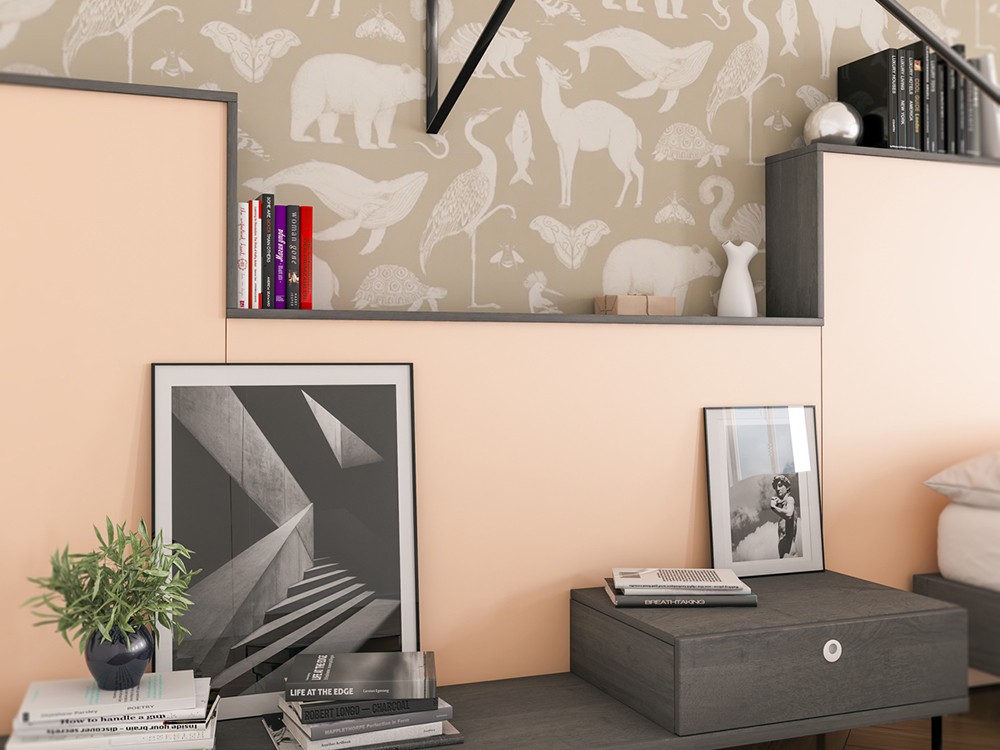 Dormitorio juvenil con cama doble Goa Vita 03 jotajotape - 4