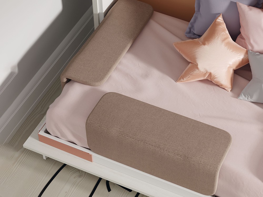Cama abatible horizontal con almacenaje lateral Up & Down jotajotape - 5