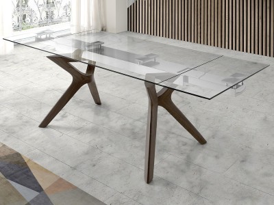 Mesa extensible Lin Cristal CH Design de Mobles Nacher - 1