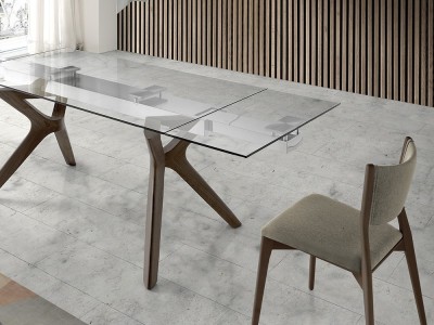 Mesa extensible Lin Cristal CH Design de Mobles Nacher - 5