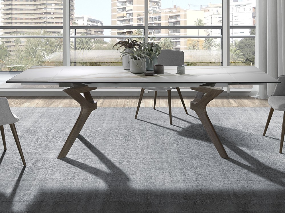 Mesa extensible Lin Porcelánico CH Design Nacher - 3