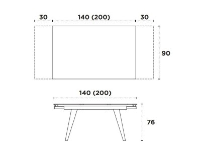 Mesa Tavolo Wood CH Design Nacher - 5
