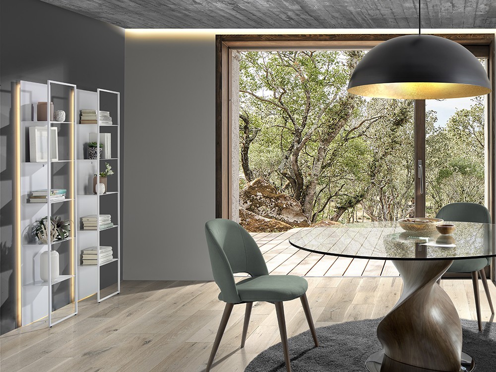 Mesa redonda Vanya Cristal CH Design Nacher - 4