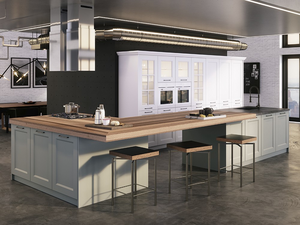 Cocina abierta en L Manhattan Seismil Studio - 2