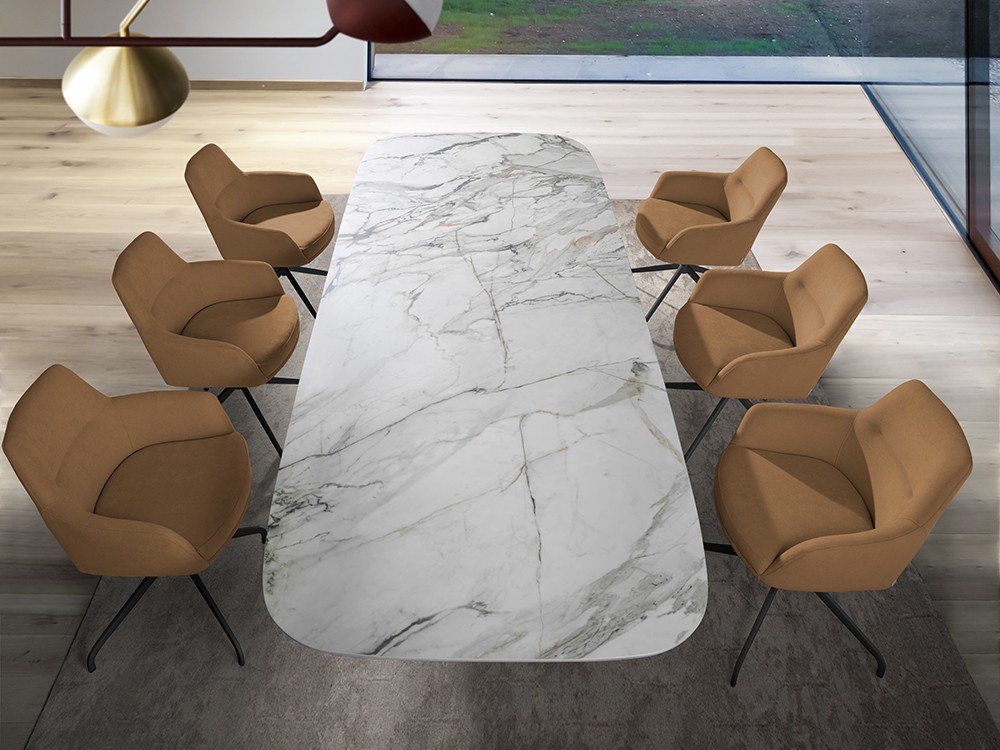 Silla giratoria Roger CH Design Nacher - 4