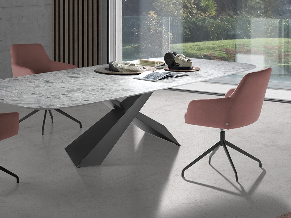 Silla giratoria Roger CH Design Nacher - 5