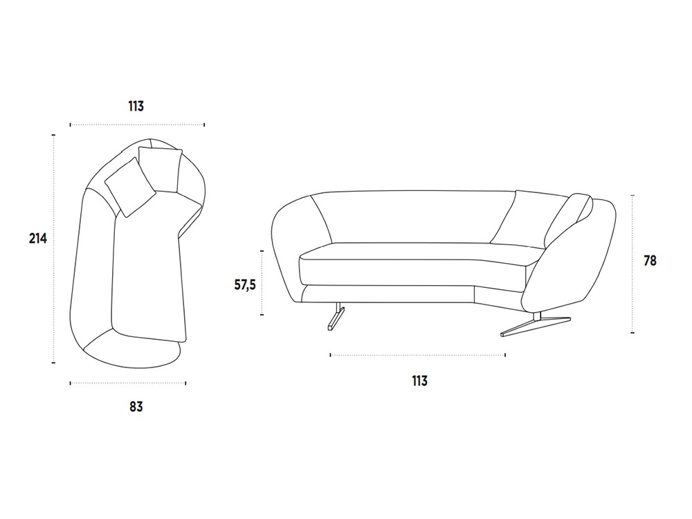 Sofá Aster CH Design Nacher - 7