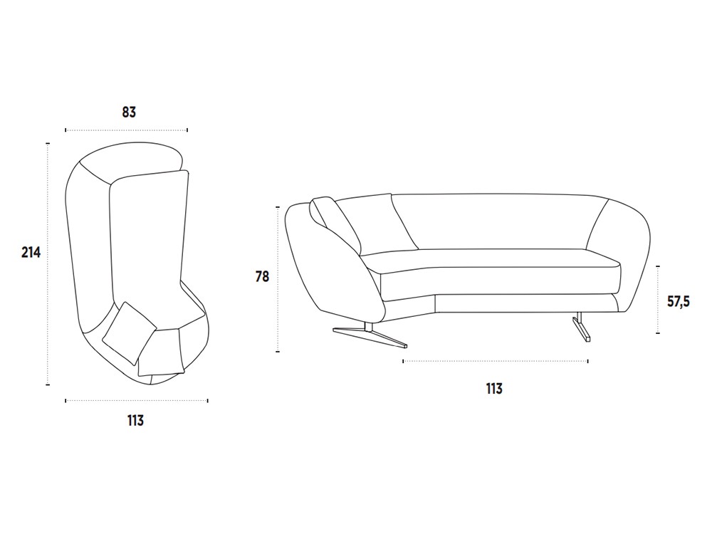 Sofá Aster CH Design Nacher - 8