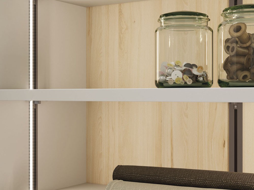 Armario con seis puertas batientes AV / AV cristal Adapta Lagrama - 3