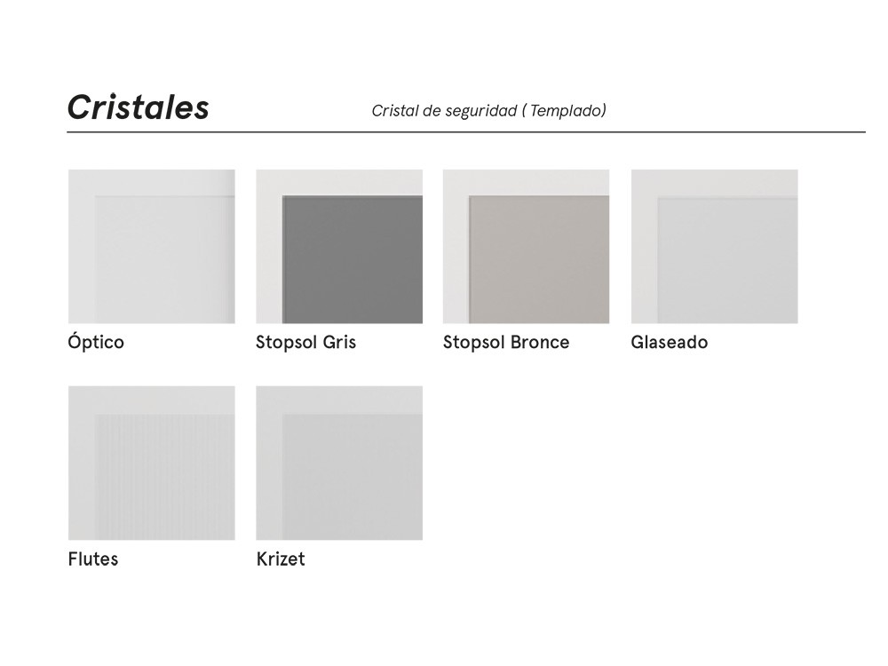 Armario con seis puertas batientes de cristal Adapta Lagrama - 5