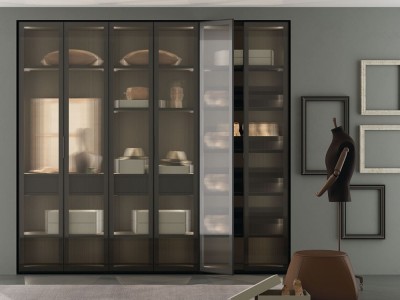 Armario con seis puertas batientes de cristal Adapta Lagrama - 2
