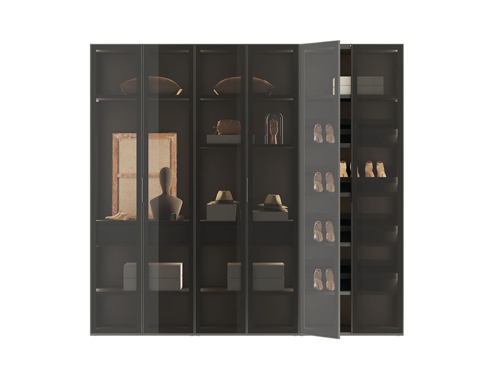 Armario con seis puertas batientes de cristal Adapta Lagrama - 3