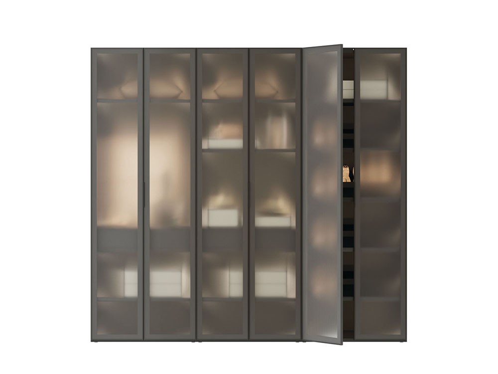 Armario con seis puertas batientes de cristal Adapta Lagrama - 4