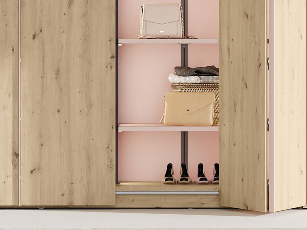 Armario con cuatro puertas plegables Slim led Adapta Lagrama - 2