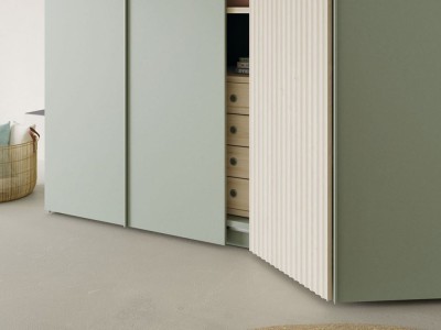 Armario con cuatro puertas plegables Ona y Slim led Adapta Lagrama - 3