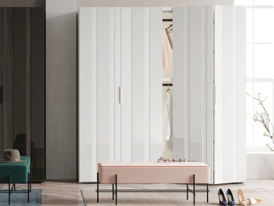 Armario con cuatro puertas plegables AV Cristal Adapta Lagrama - 1