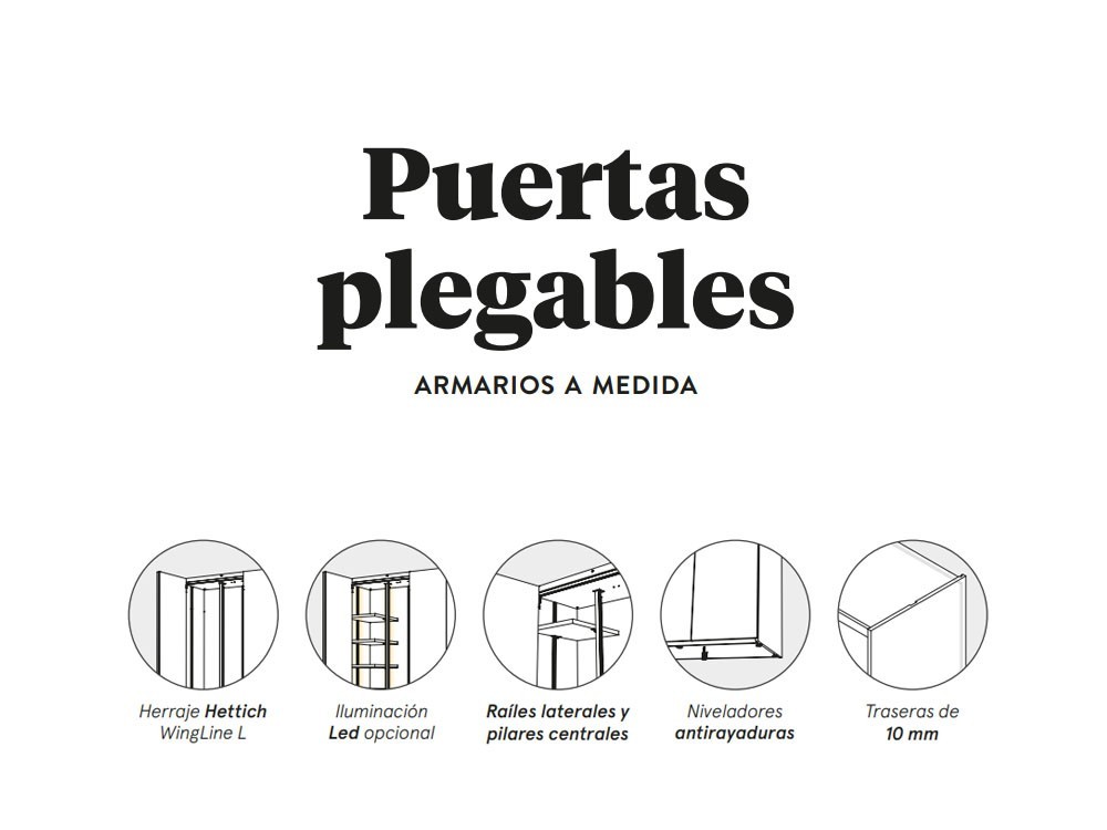 Armario con ocho puertas plegables Vitrina Adapta Lagrama - 7