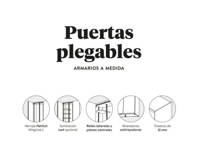 Armario con ocho puertas plegables Vitrina Adapta Lagrama - 7
