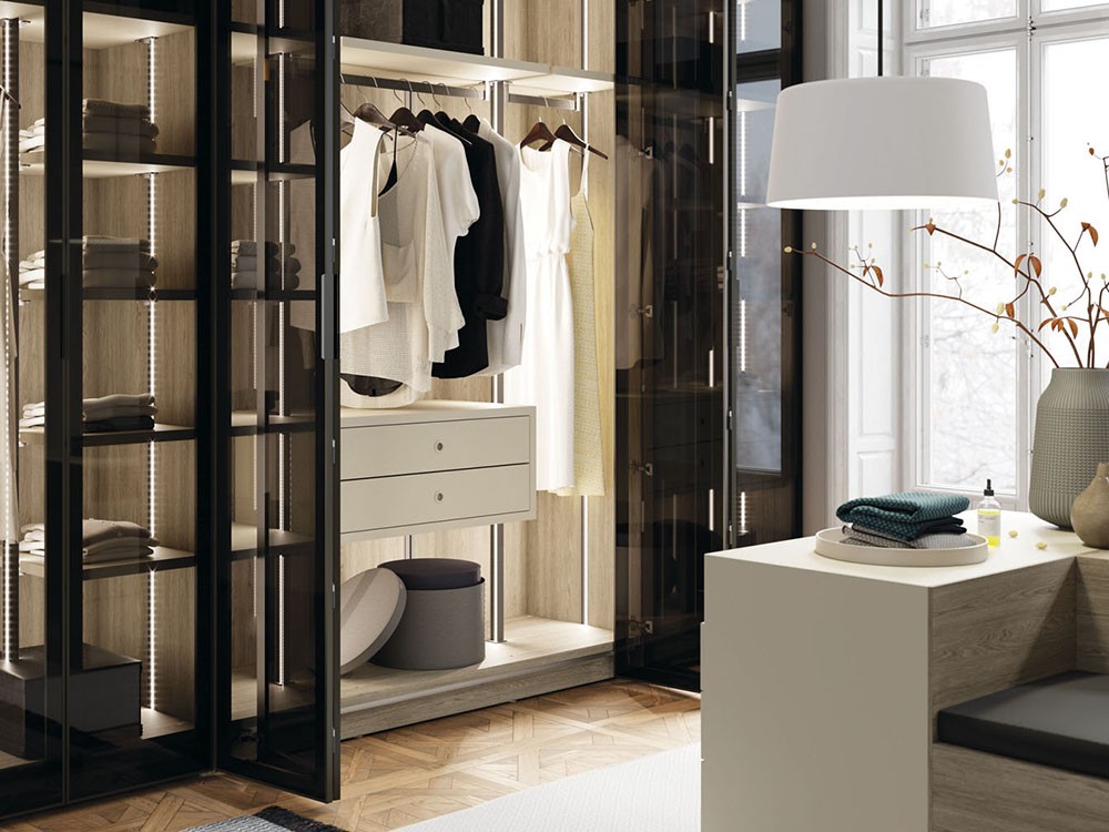 Armario con ocho puertas plegables Vitrina Adapta Lagrama - 2