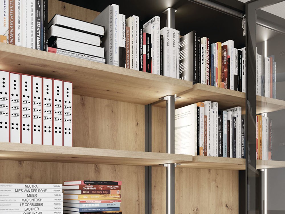 Librería con puertas plegables Vitrina Adapta Lagrama - 2