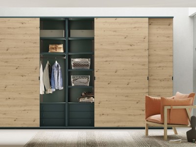 Armario doble con cuatro puertas deslizantes K3 Adapta Lagrama - 2