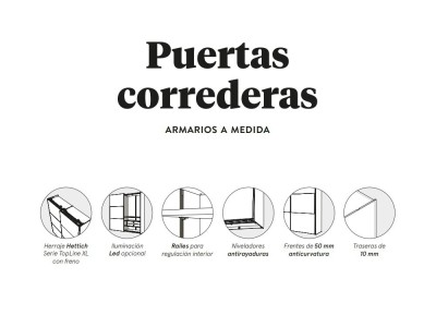 Armario con dos puertas correderas A3 Adapta Lagrama - 4