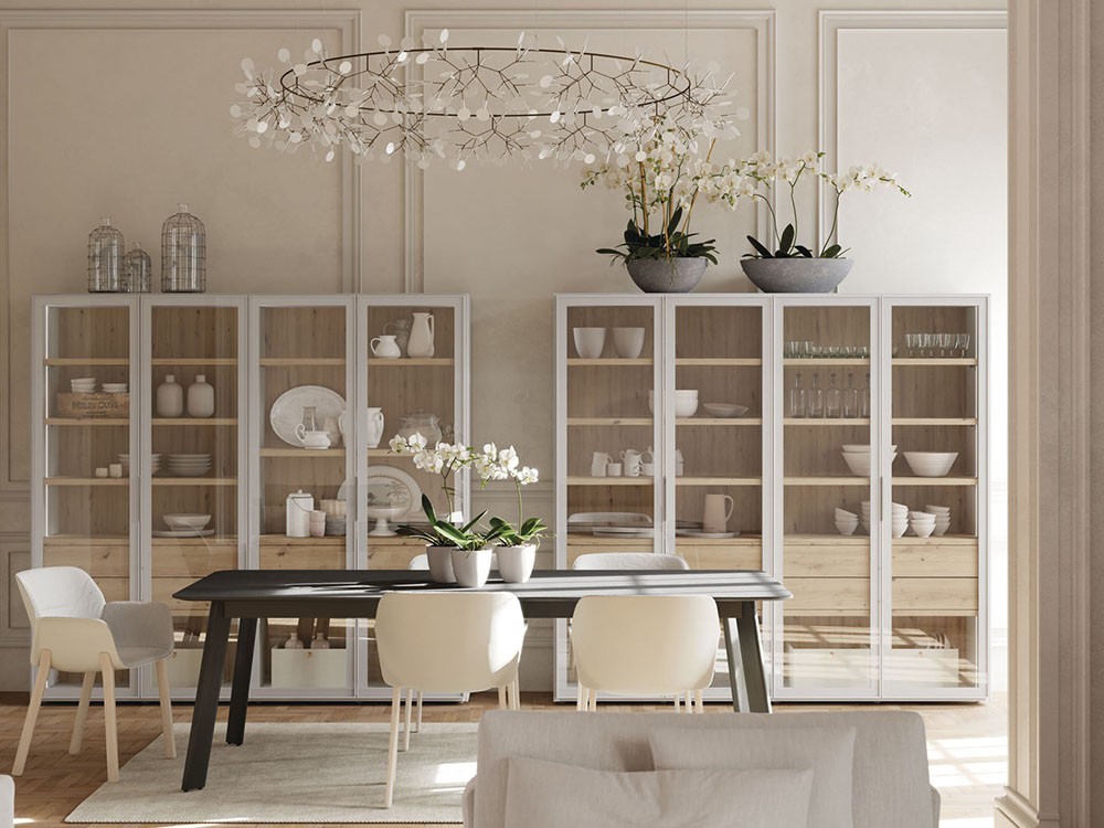 Vitrina con cuatro puertas batientes Adapta Lagrama - 3