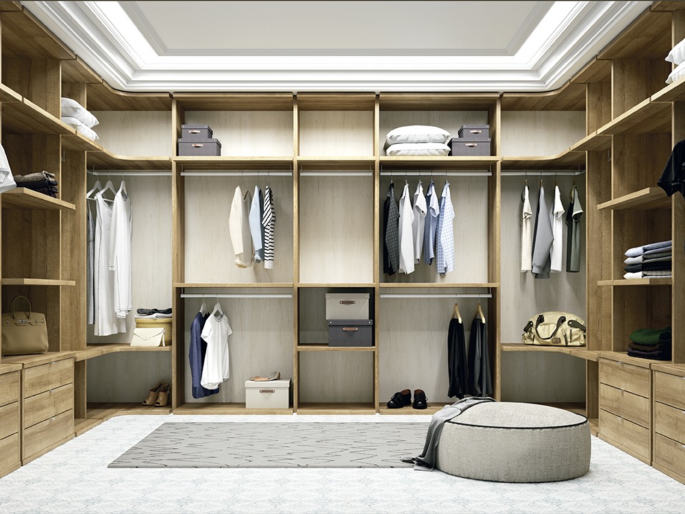 Vestidor en esquina Closet laminado Adapta Lagrama - 6