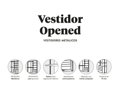 Vestidor Opened Combi Adapta Lagrama - 4